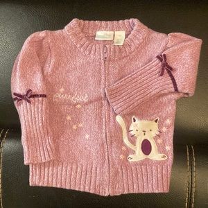Second step infant cardigan